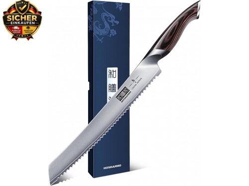 Brotmesser 25cm gestochen - brotmesser,,