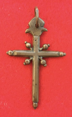 Antikes bronze kreuz - bronze,