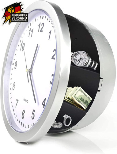 Wandsafe versteckte uhr mit - wandsafe,