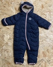 Mädchen Kinder Schneeoverall,Herbst/Winter Gr.74/80 Blau kuschelig gefüttert