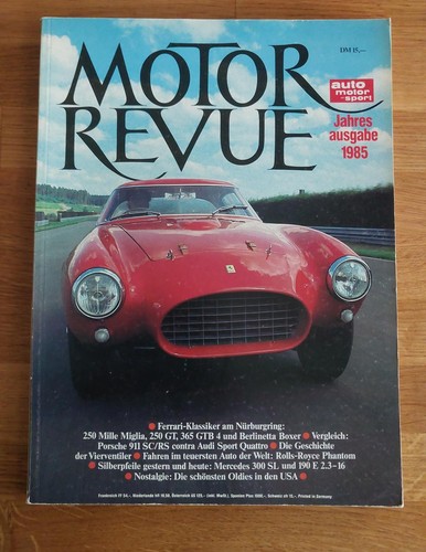 Motor revue 1985 audi - revue,