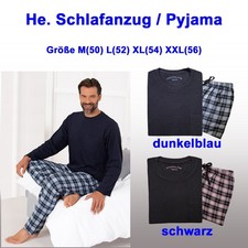 He. Schlafanzug Pyjama