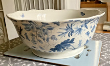 Portmeirion Botanic Blue große Salatschüssel Obstschale Schale neu