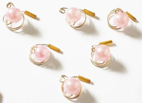 Haarschmuck 6 haarspiralen - -,
