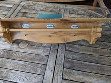 Vintage Hand- und Geschirrtuchhalter für die Küche um 1900