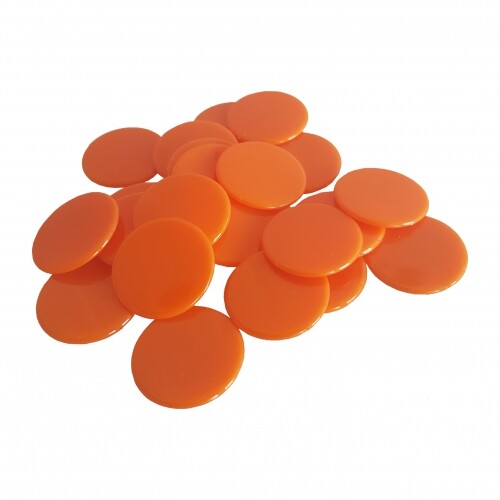 Spielchips orange - 25,