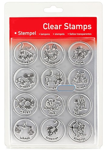 Clear stamp set sternzeichen - clear,
