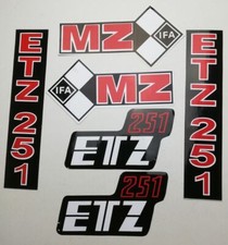 Satz Aufkleber Set 6-Teilig