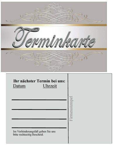 Terminkarten neutral uni arzt - neutral,
