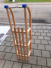 Davos Rodel Holzschlitten 2 Sitzer