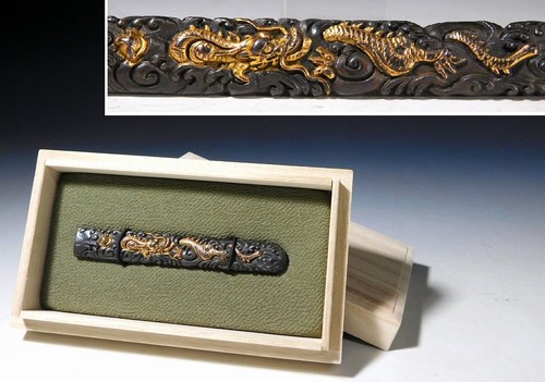 Golden dragon and black - golden,
