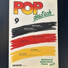 Noten - POP e-orgel - deutsch