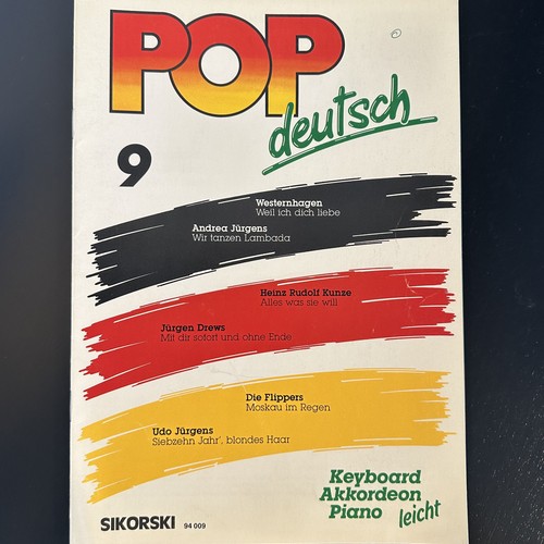 Noten pop orgel deutsch - -,