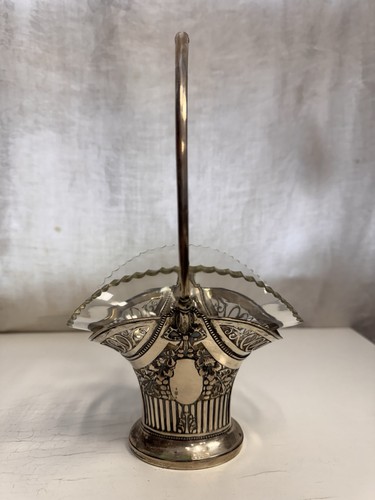 Antiker 800 silber - antiker, henkelkorb