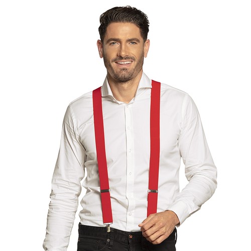 Hosenträger rot basic - , y-form