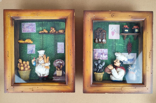 Wandbild schaukasten - 2x, 3d-wandbild