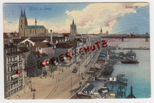 Köln rhein 1907 - kÖln, am