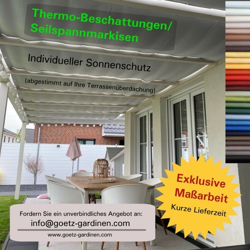 Seilspannmarkise beschattung - seilspannmarkise,