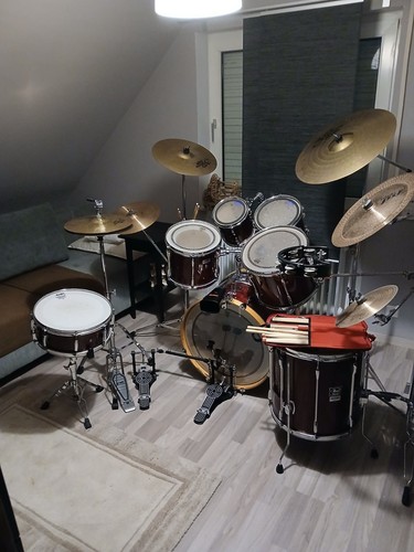 Drumset schlagzeug gebraucht - schlagzeug,