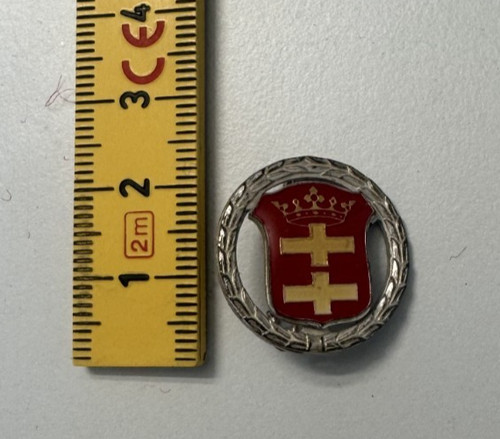 Ansteck pin danzig - danzig, stadtwappen