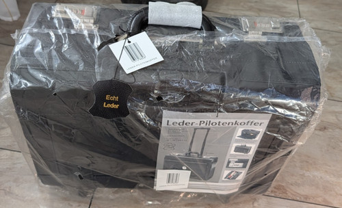 Pilotenkoffer echt leder - pilotenkoffer,