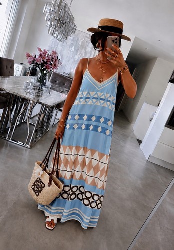 Luftiges maxikleid sommerkleid - maxikleid,