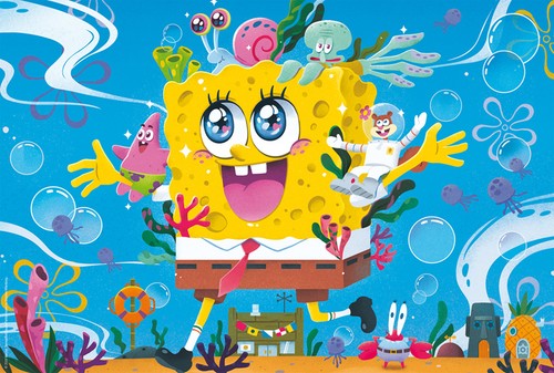 Puzzle spongebob - t.), |
