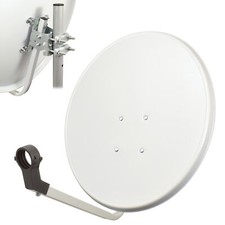 60cm Satelliten Sat Spiegel Schüssel Antenne Anlage Full HD Ultra UHD 4K 3D h