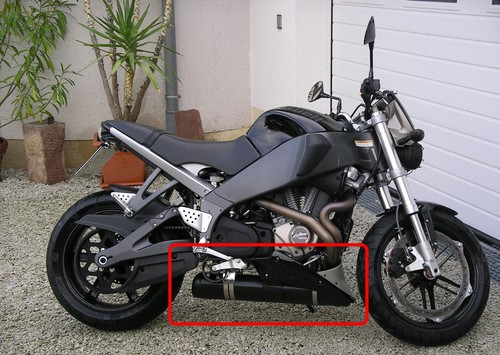 Original buell xb12 auspuff - original,