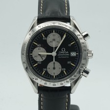 OMEGA SPEEDMASTER DATE HERREN 1750.043 AUTOMATIK 39MM SCHÖN STAHL SCHWARZ OM376