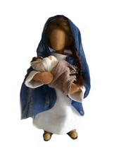 Erzählfigur "Maria+Jesuskind" 28cm wie Egli-Figur, Erzählfiguren Krippenfiguren