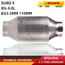 Sport Katalysator Euro 4 200 Zellen Metall KAT Ø63,5mm 4,0L 110mm Rennkat E DHL