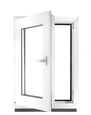 Kunststofffenster Fenster PVC Weiß - 2 & 3 fach Dreh Kipp LAGERWARE
