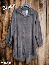 Damen Feincord Long Hemd