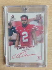 2022 Panini Luminance Chris Olave Year One Red, New Orleans Saints, Top-Zustand!