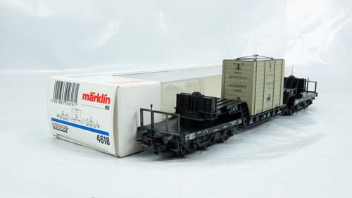Märklin 4618 tiefladewagen - märklin,