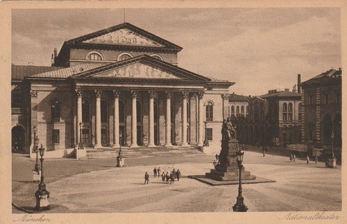 München nationaltheater - ak,