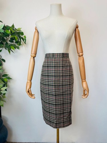 Vintage 90er creme grün rosa