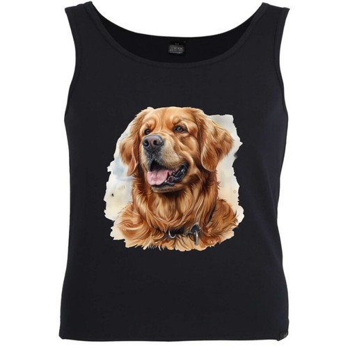Tank top golden retriever - tank,