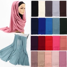 Frauen Schal Chiffon Plain