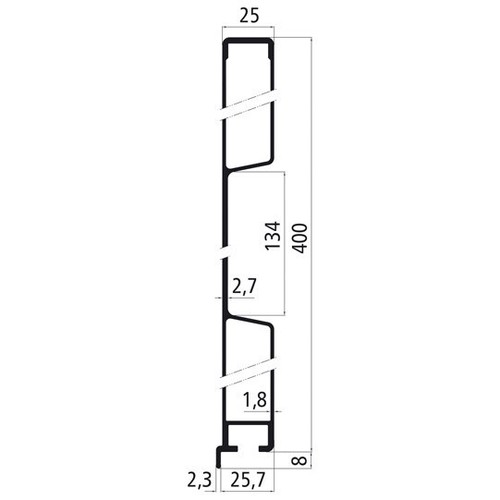 Bordwand profile alu - bordwand,