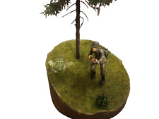 Diorama Wehrmacht 1:35 Infanterie Soldat Gewehr 43 Wald gebaut &bemalt Diorama