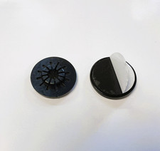 5 Stk. CD Halter schwarz rund