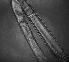 Leder krawatte tie glänzend - leder, /tie