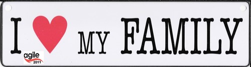Family schilder i love - my,