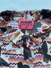 MISSONI ?Luxus Eyecatcher Bluse Shirt Oberteil Gr. 38 S ? Stylisches Muster