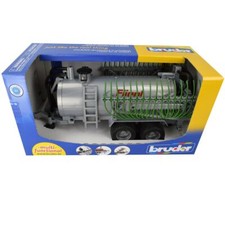 Bruder 02020 Fliegl Güllefaß 1:16 Fassanhänger mit Schleppschlauchverteiler