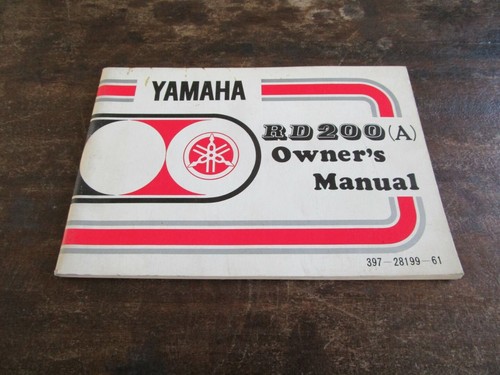 Yamaha rd200 200 rd200a - rd200,