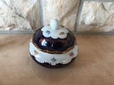 Dose mit Deckel * Bonboniere* Echt Kobalt Wallendorf 1764 * DDR* 