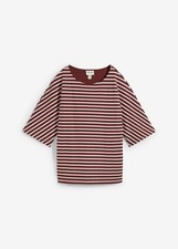 Oversize-Sweatshirt aus reiner Baumwolle Gr. 48/50 Kaffeebraun Damen Shirt Neu